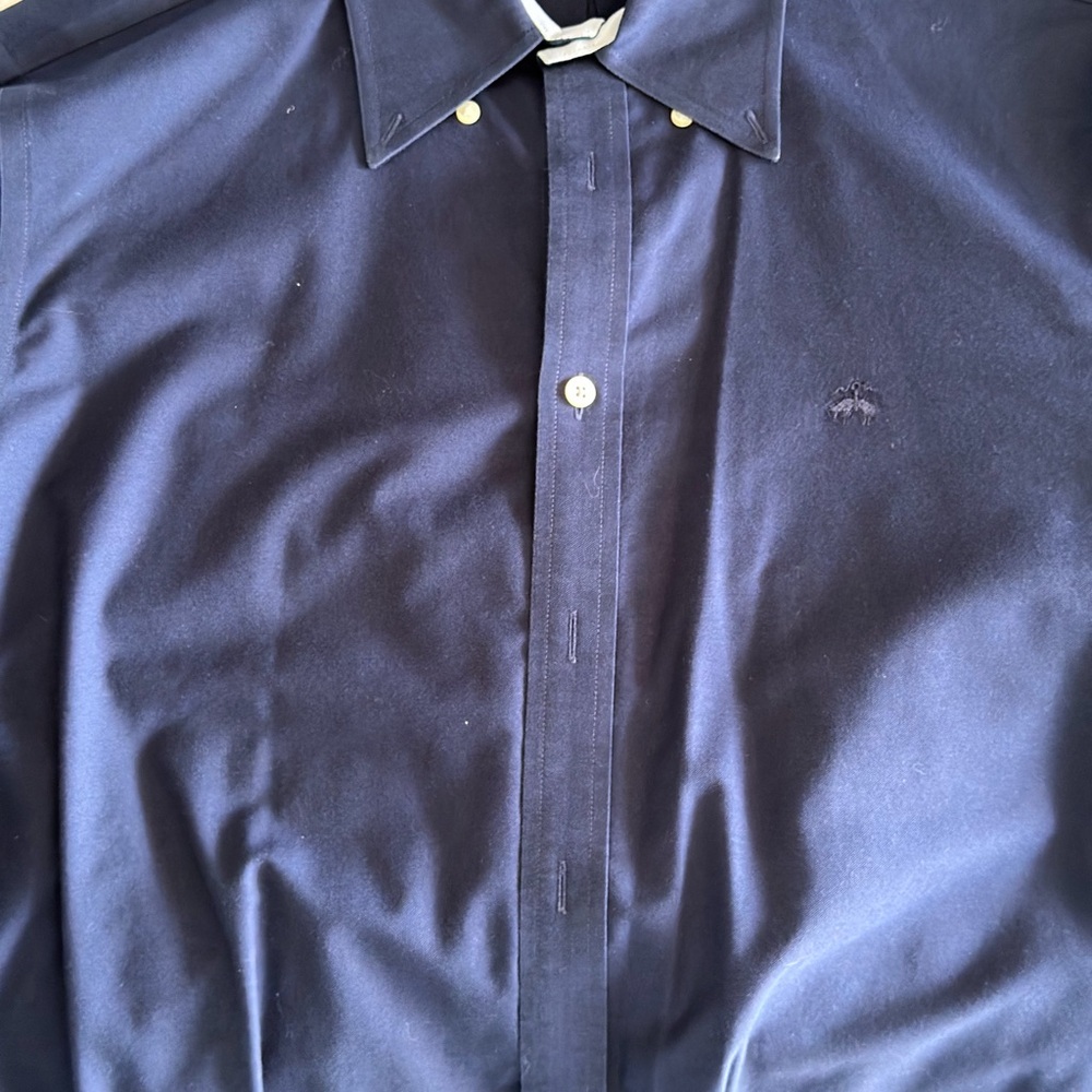Men's Brooks Brother regent fit Blue Shirt